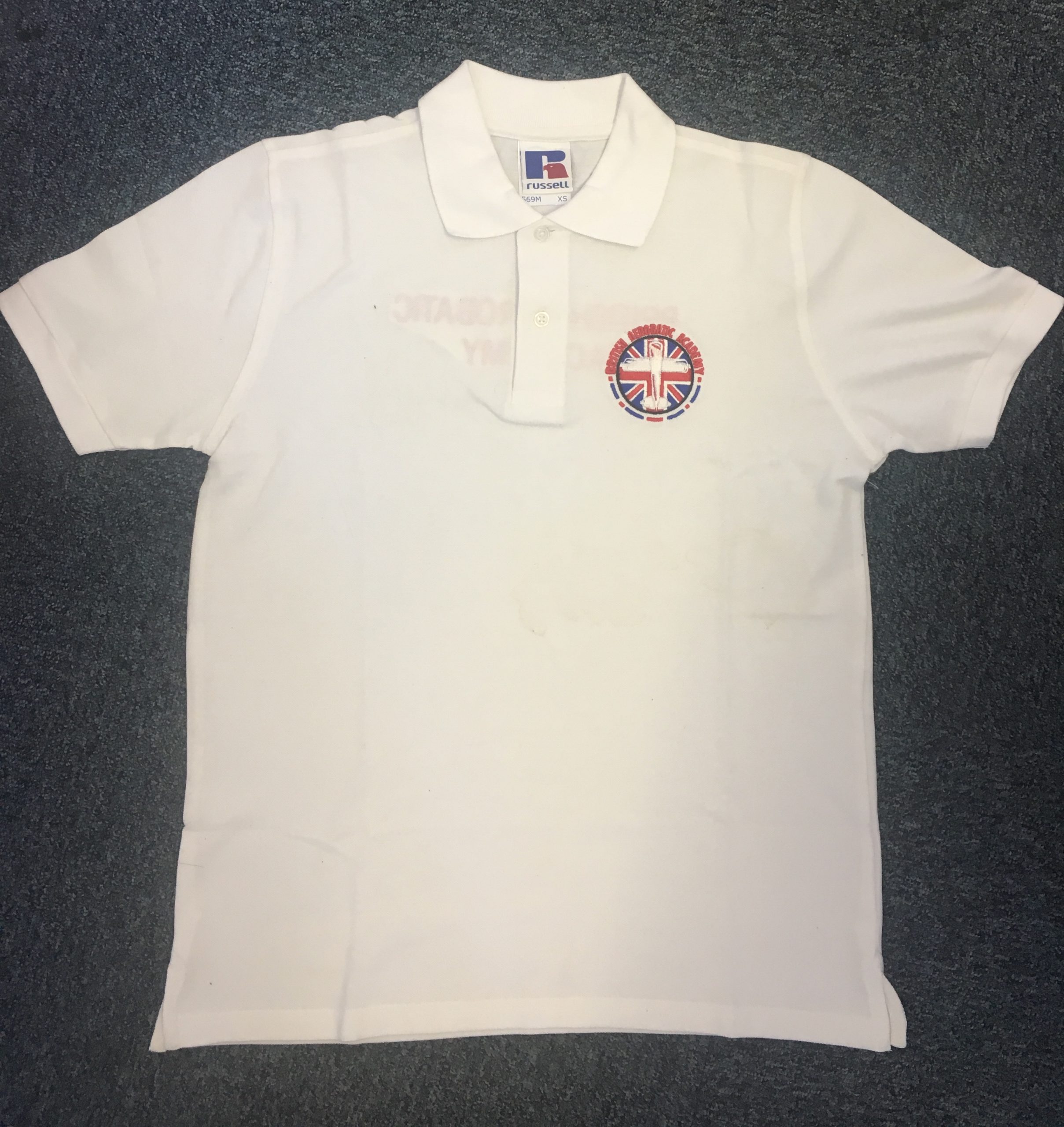 Polo Shirt - white - British Aerobatic Academy